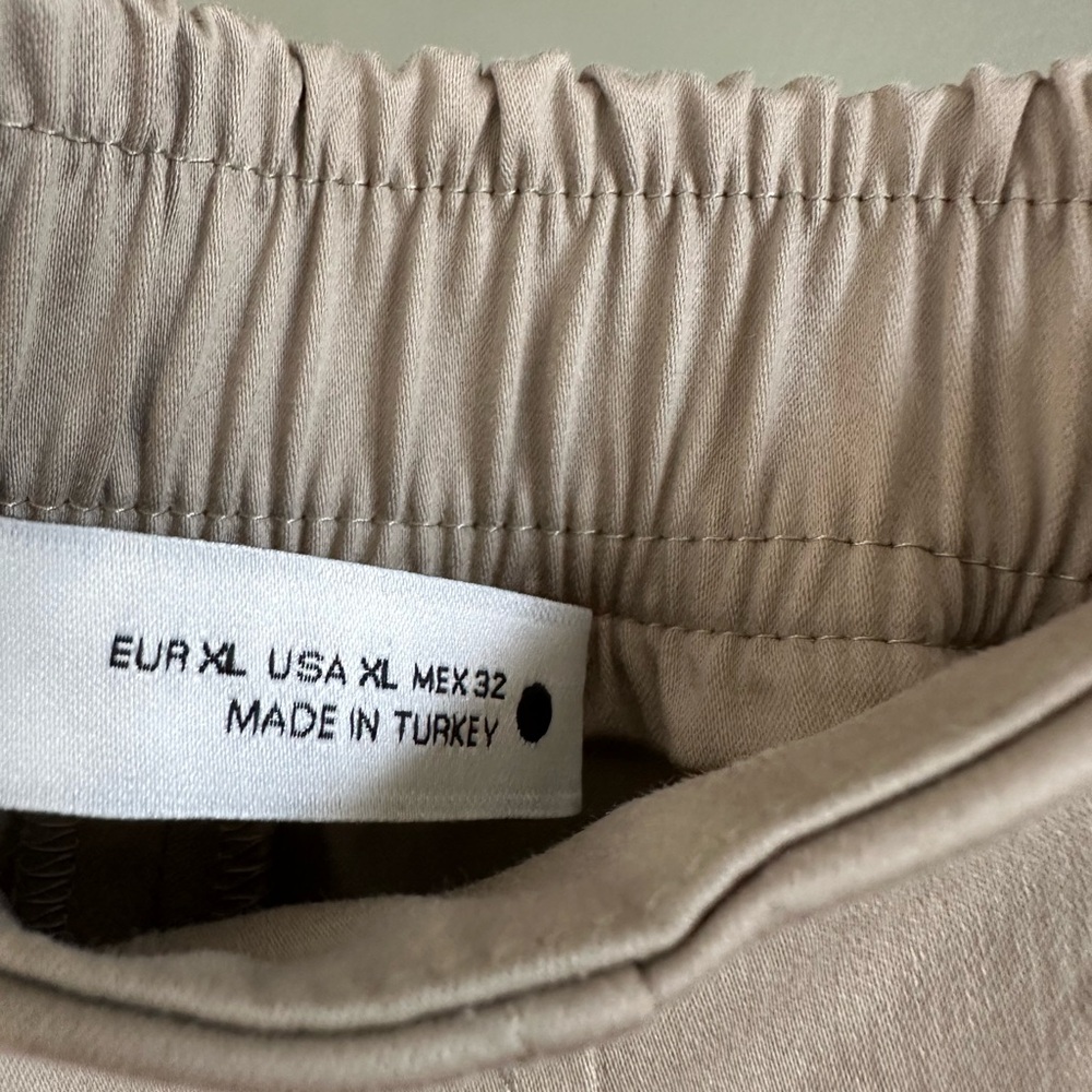 Zara Beige Womens Wide Leg Coulottes Women's - Picture 3 of 5